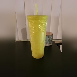 Starbucks Neon Green Glow in the Dark Halloween Cold Reusable Cup  Venti